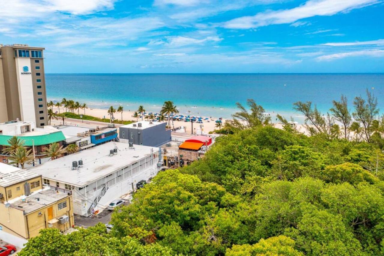 The Purple Pelican Beachfront With Ocean Balcony Unit 3 Fort Lauderdale Extérieur photo