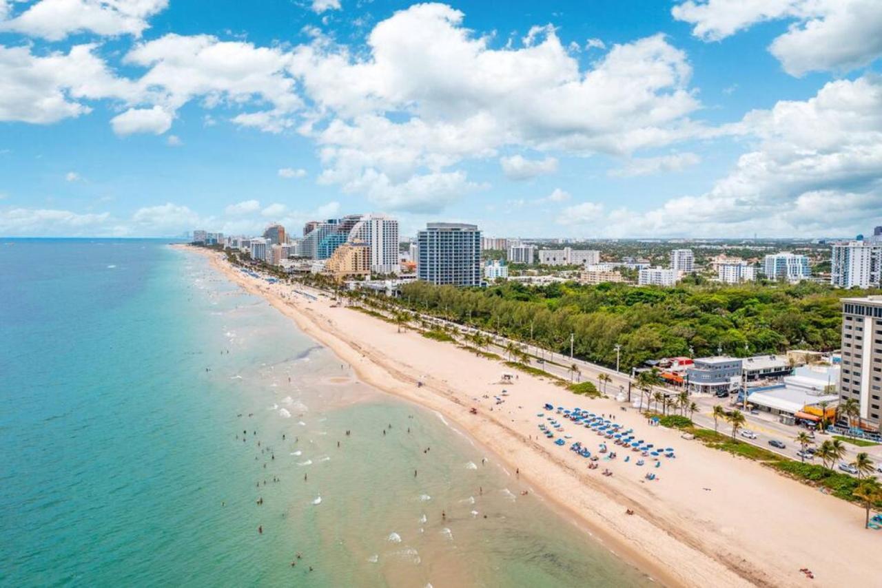 The Purple Pelican Beachfront With Ocean Balcony Unit 3 Fort Lauderdale Extérieur photo